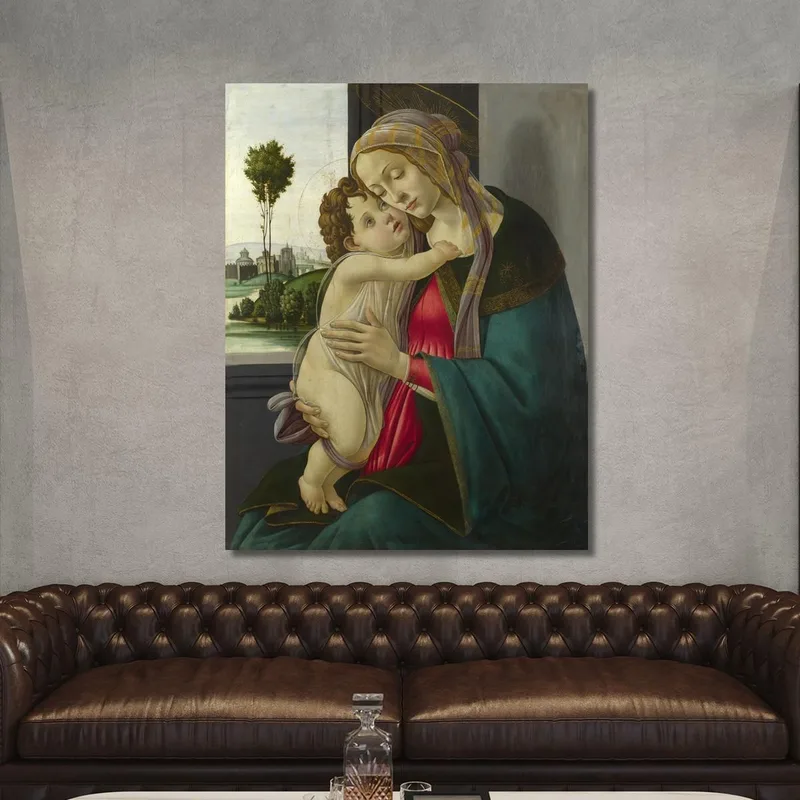 La Vergine E Il Bambino Sandro Botticelli