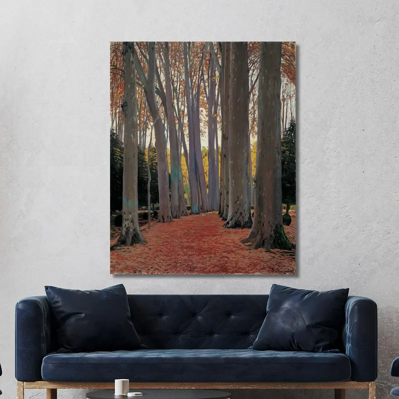 Paseo De Los Plátanos Santiago Rusiñol