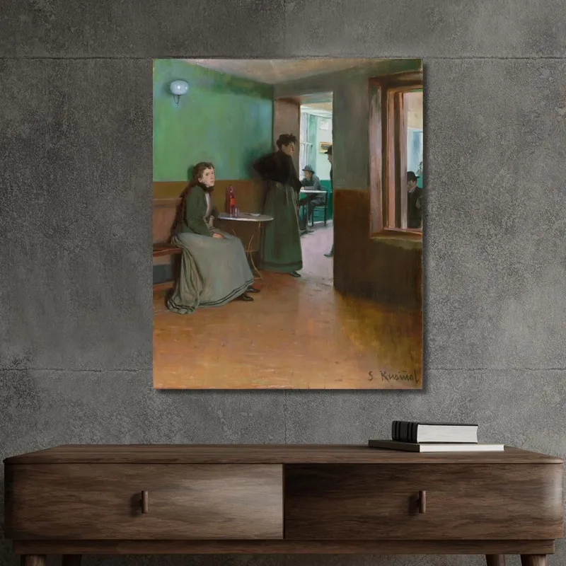 Interno Di Un Caffè Santiago Rusiñol