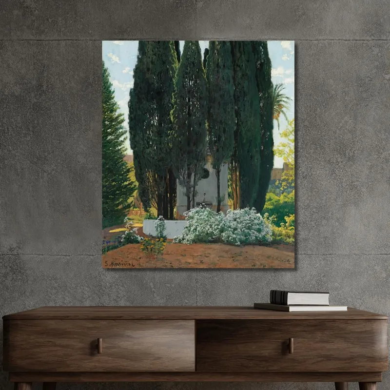 La Fontana Dei Cipressi Santiago Rusiñol