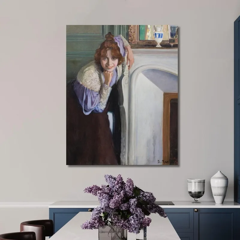Ragazza Che Ride Santiago Rusiñol