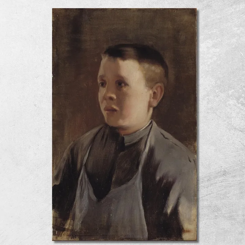 Ritratto Di Un Ragazzo Santiago Rusiñol quadro stampa su tela