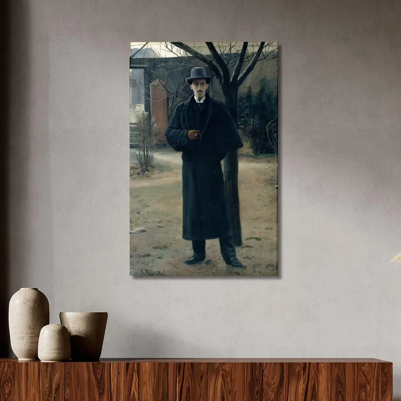 Retrato De Miquel Utrillo Santiago Rusiñol