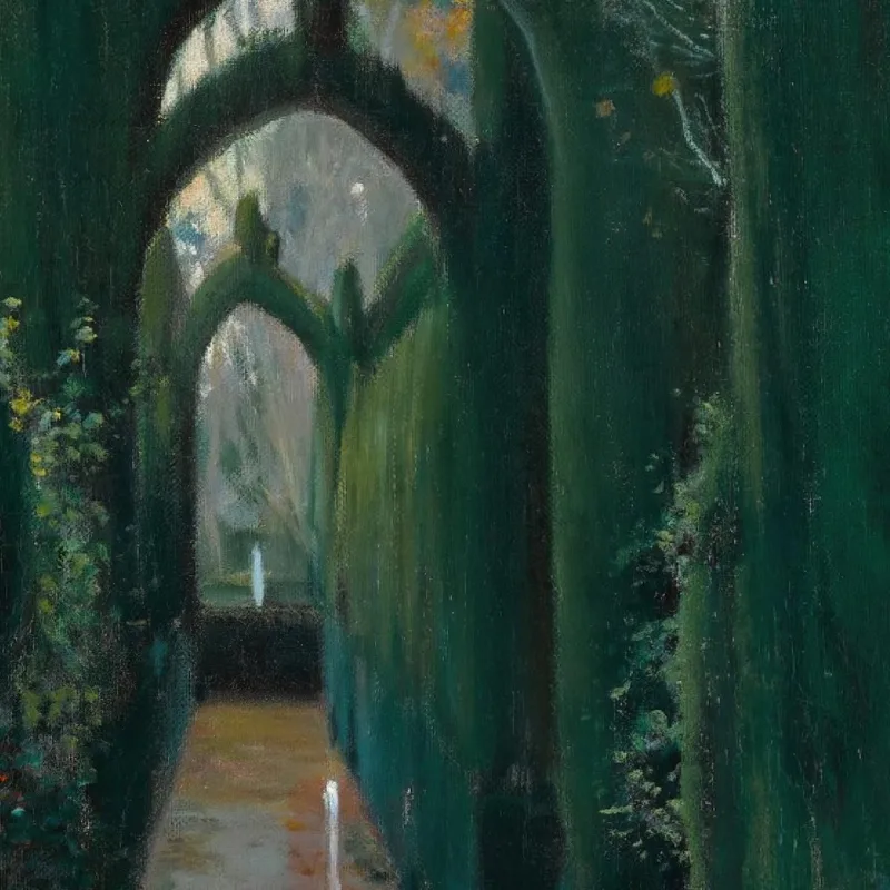 Los Jardines Del Generalife Granada Santiago Rusiñol