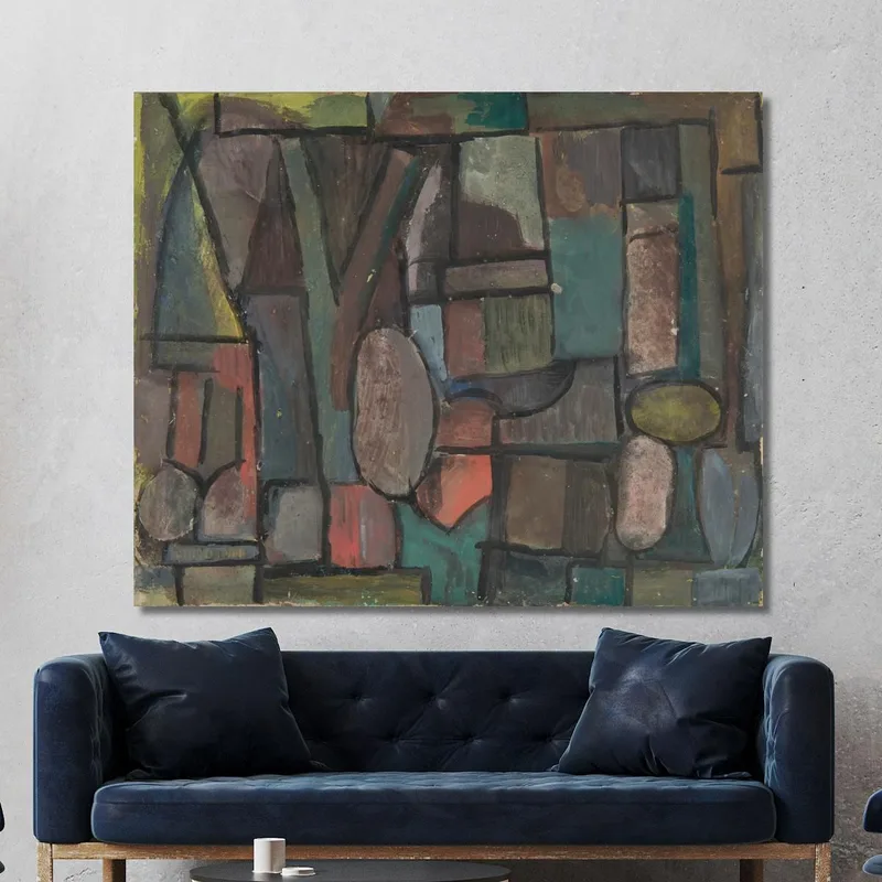 Composizione Astratta Sasza Blonder quadro stampa su tela