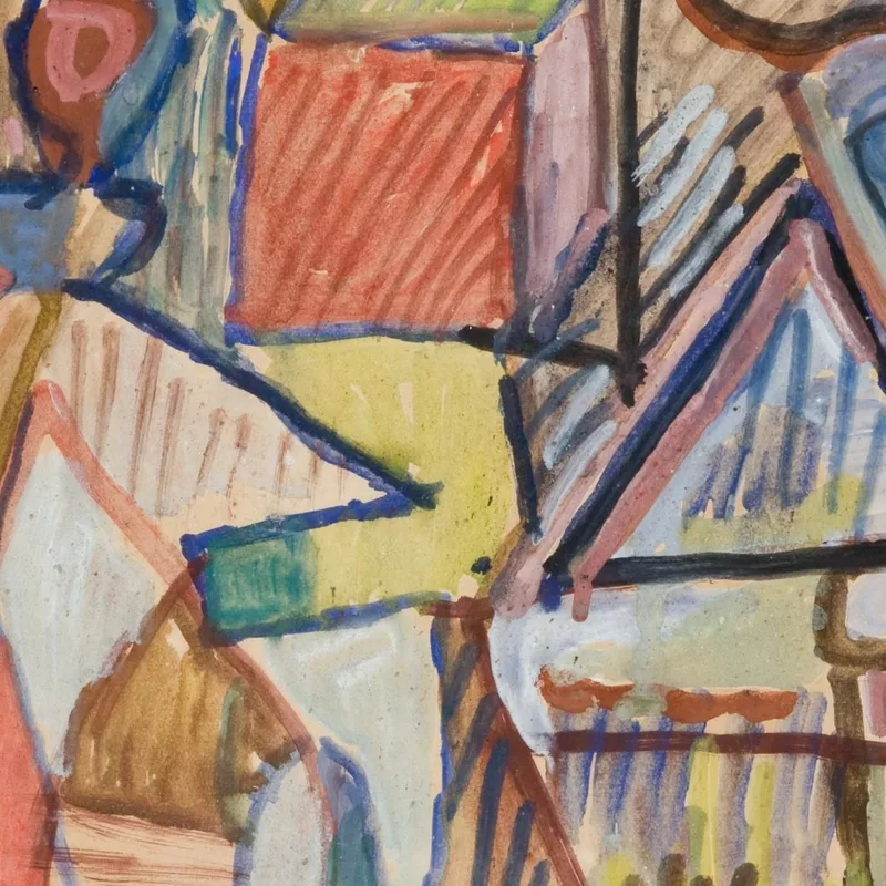 Geometrische Komposition Mit Figuren Sasza Blonder