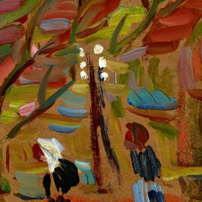 Su Una Strada Di Campagna Sasza Blonder quadro stampa su tela