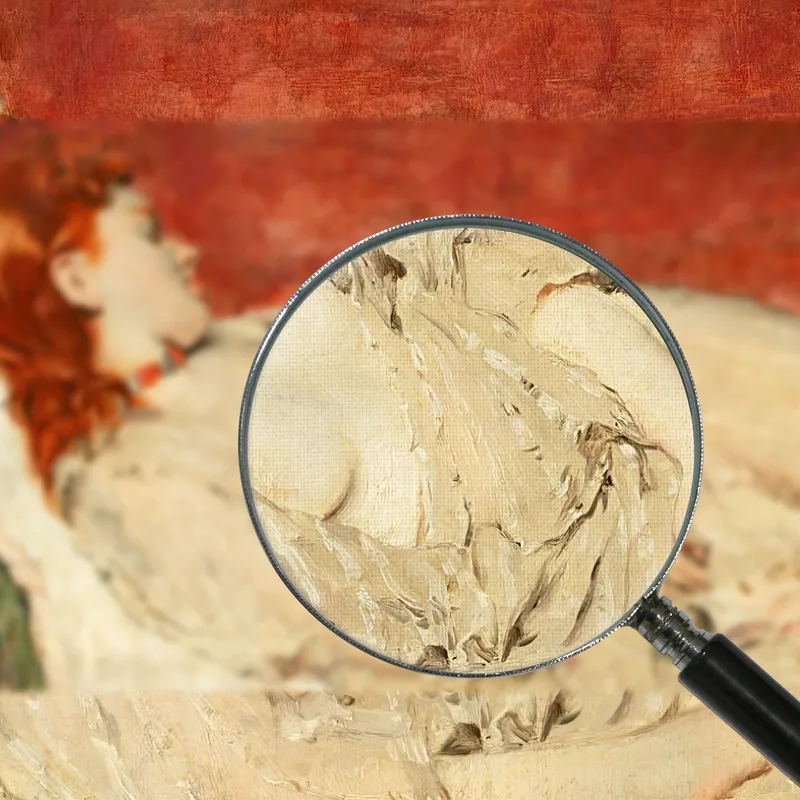 Una Giovane Ragazza Dai Capelli Rossi Che Dorme Su Una Pelle D'Orso Alfred Stevens