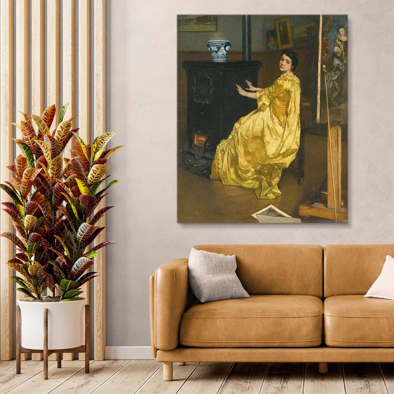 Dans L'Atelier Le Repos Du Modèle Alfred Stevens