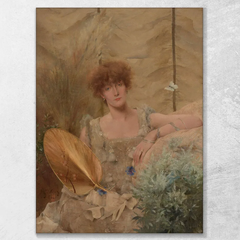 Fedora-Porträt Von Sarah Bernhardt Alfred Stevens