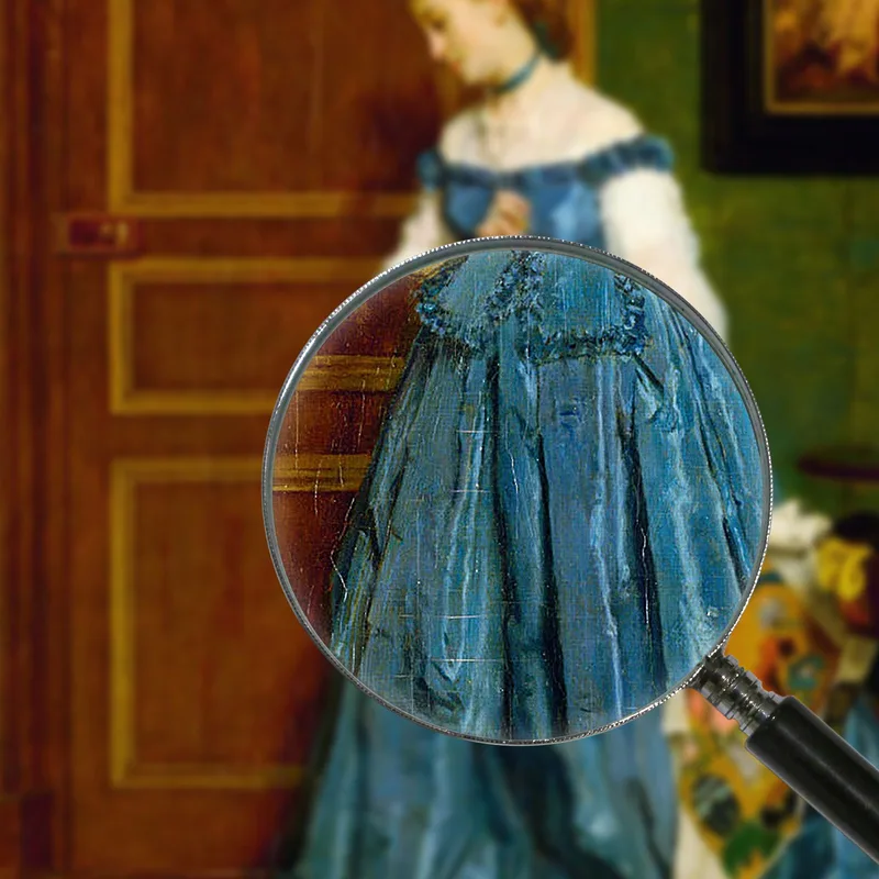 La Vacilación Madame Monteaux Alfred Stevens