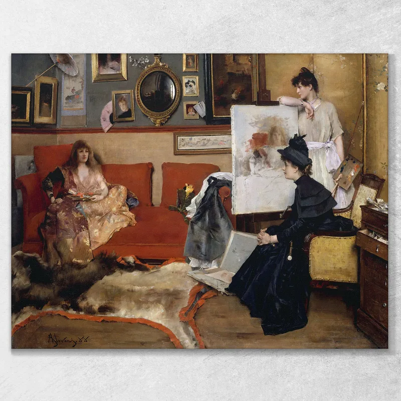 Nello Studio Alfred Stevens