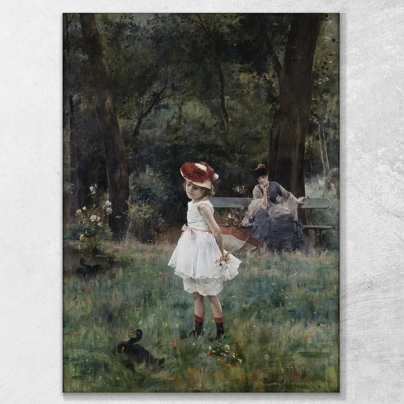 La Chica Pato Alfred Stevens