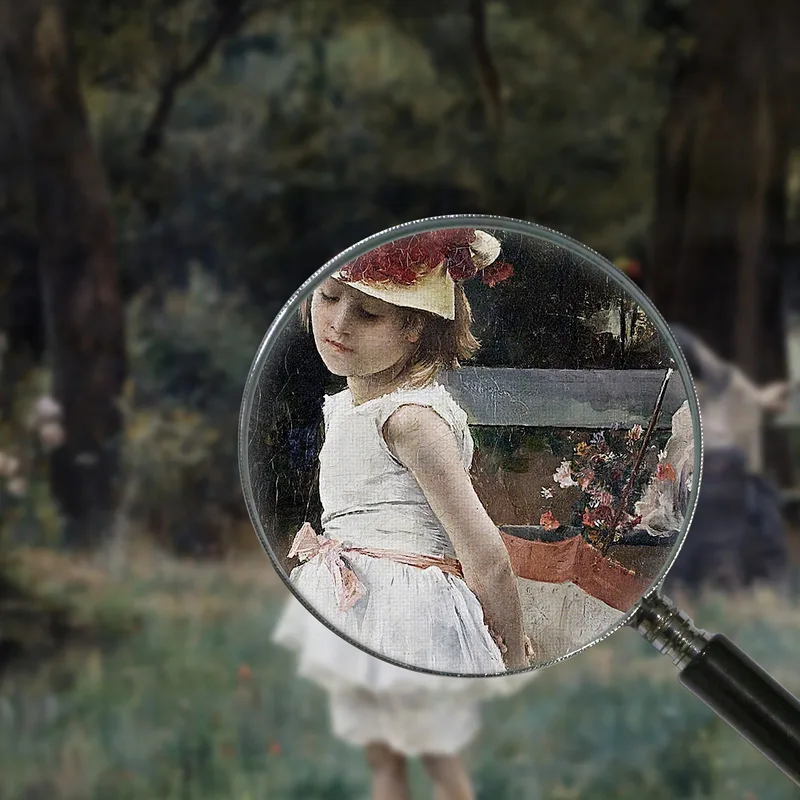 La Chica Pato Alfred Stevens