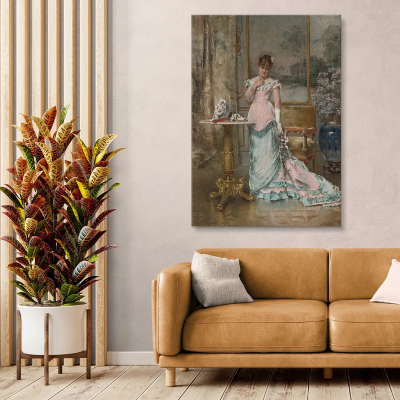 La Espera Antes Del Baile Alfred Stevens