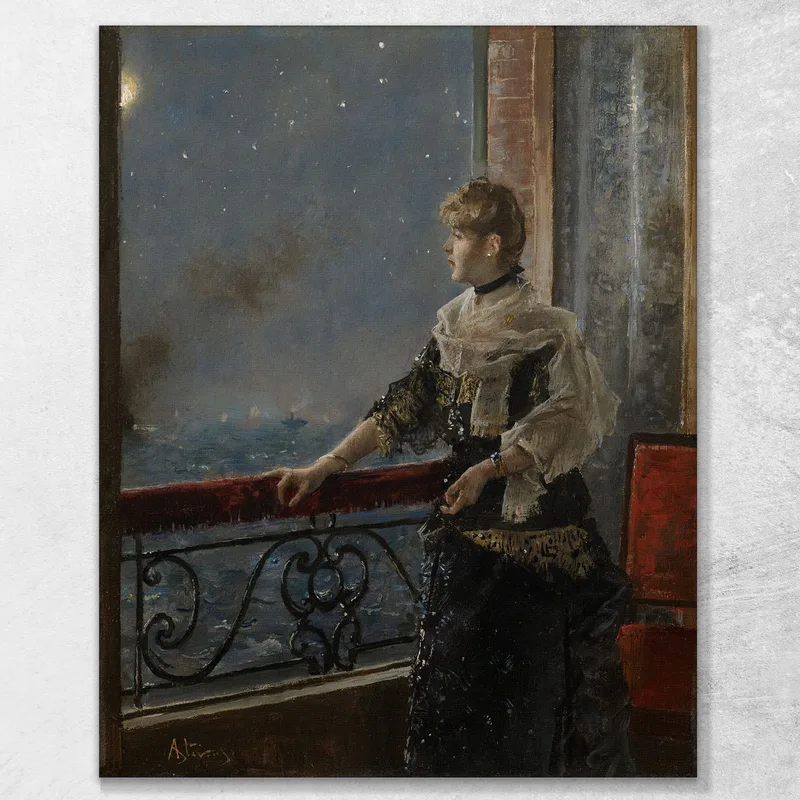 Luz De La Luna Alfred Stevens