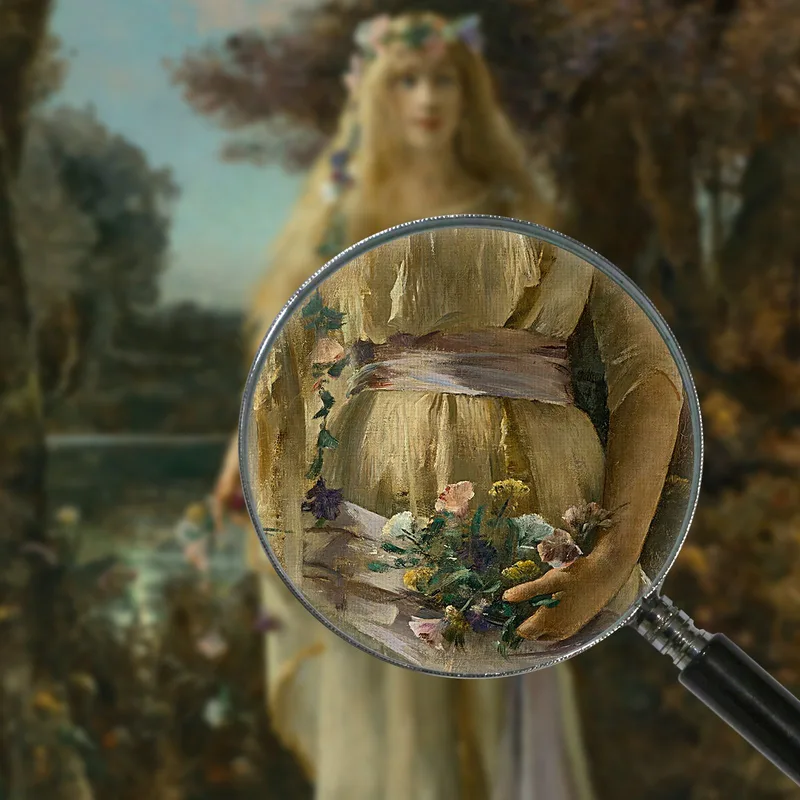 Ofelia  Alfred Stevens