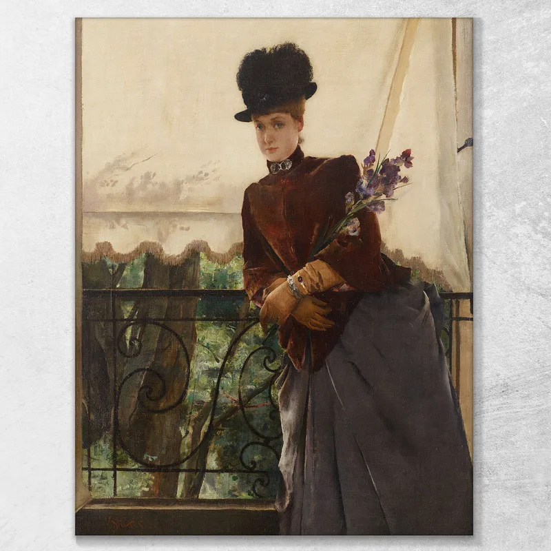 Retrato De Señorita Dubois Alfred Stevens