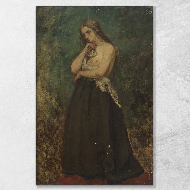 Studie Eines Modells Alfred Stevens