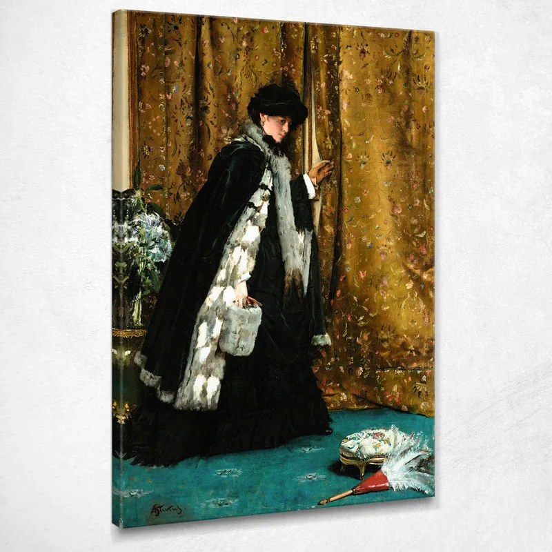 The Morning Visit Alfred Stevens canvas print