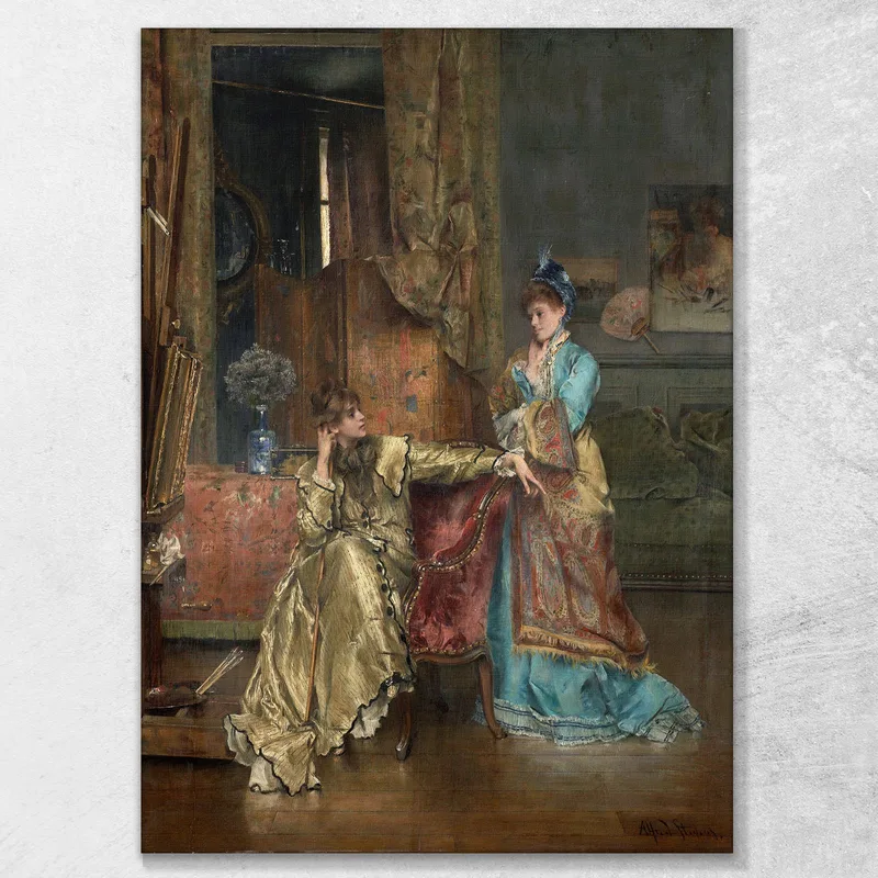 La Visite Alfred Stevens