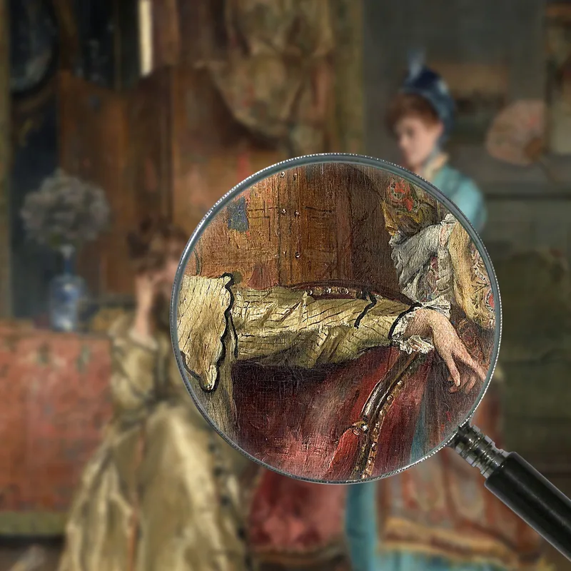 La Visite Alfred Stevens