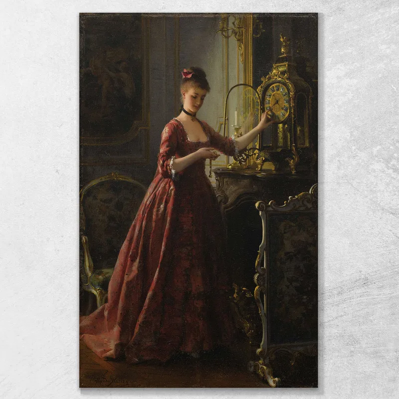 Dar Cuerda Al Reloj Del Manto Alfred Stevens