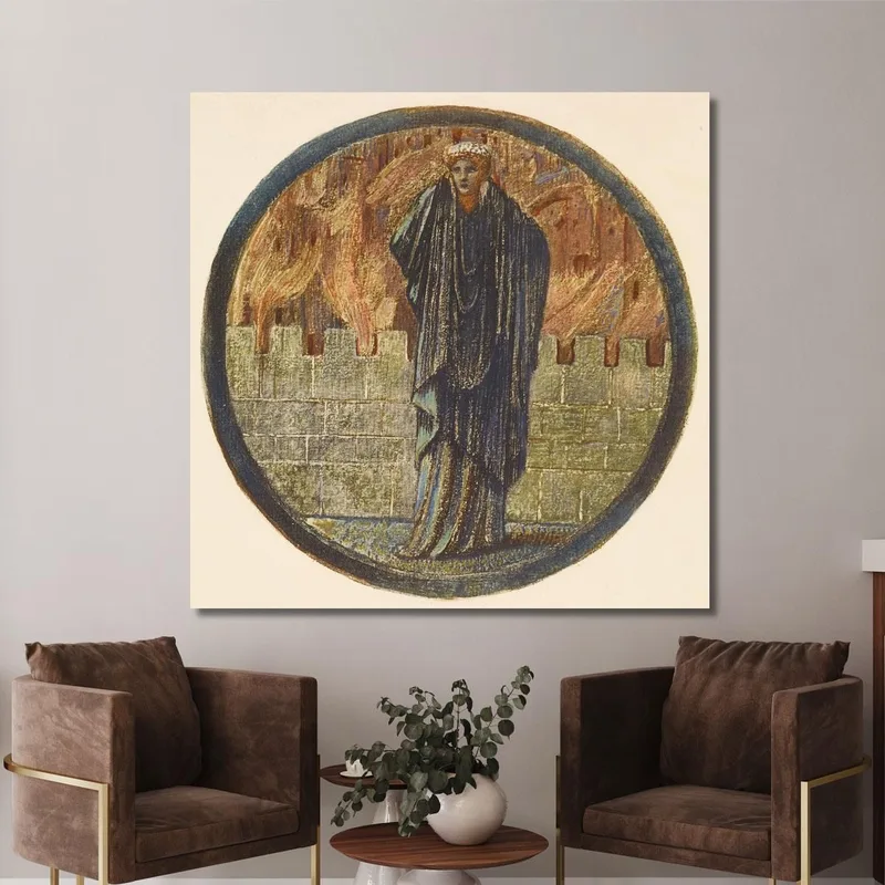Las Lágrimas De Helen Sir Edward Coley Burne-Jones
