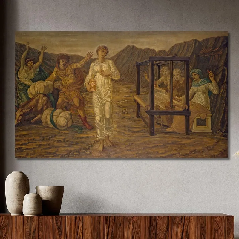 Psyche Stellt Sich Der Aufgabe Der Venus Sir Edward Coley Burne-Jones