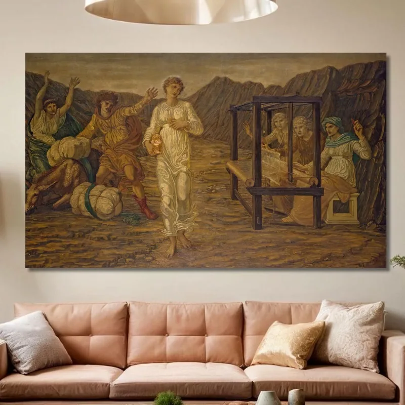 Psyche Stellt Sich Der Aufgabe Der Venus Sir Edward Coley Burne-Jones