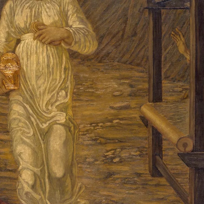 Psyche Stellt Sich Der Aufgabe Der Venus Sir Edward Coley Burne-Jones