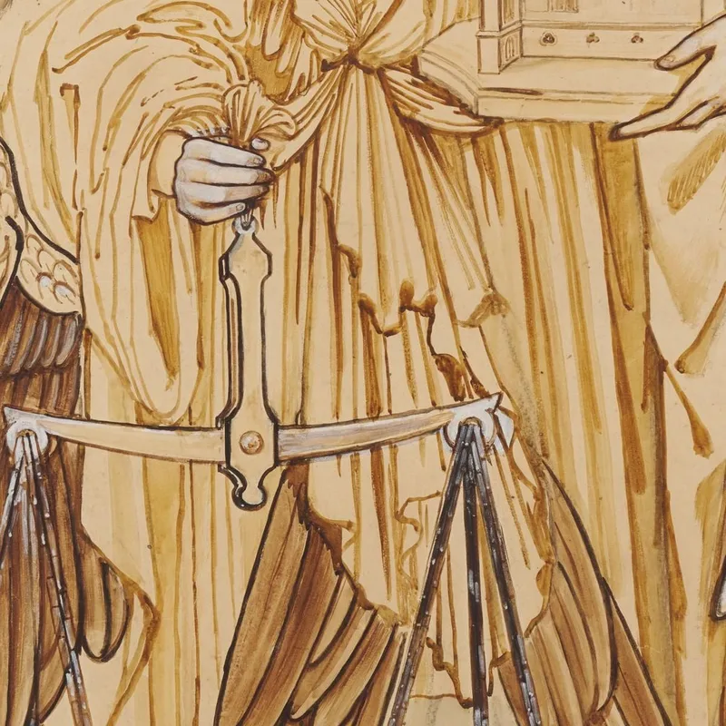 Les Anges Des Trônes De La Hiérarchie Sir Edward Coley Burne-Jones