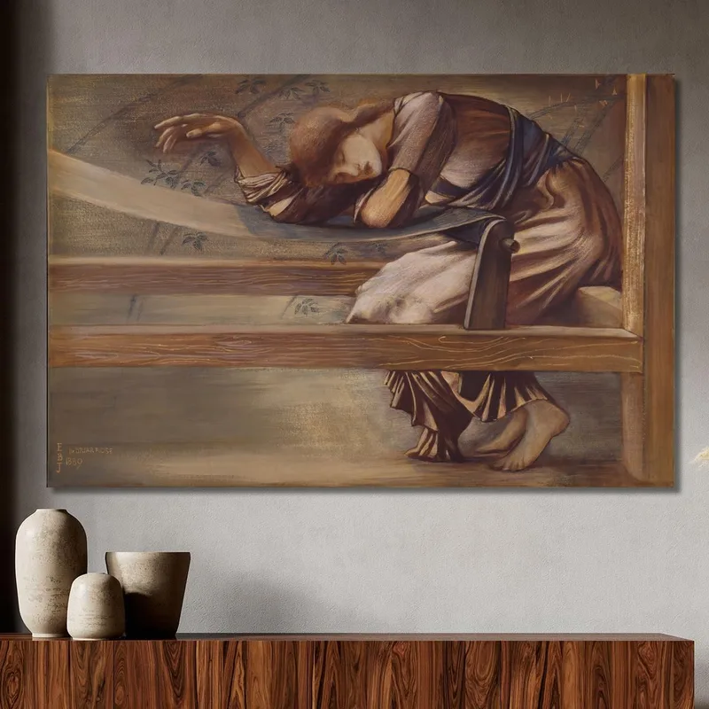 La Série Briar Rose Étude Pour La Cour Du Jardin 2 Sir Edward Coley Burne-Jones