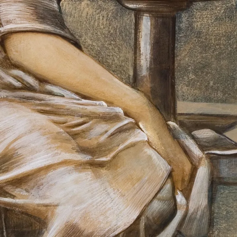 Studio Della Serie Briar Rose Per Il Garden Court Sir Edward Coley Burne-Jones