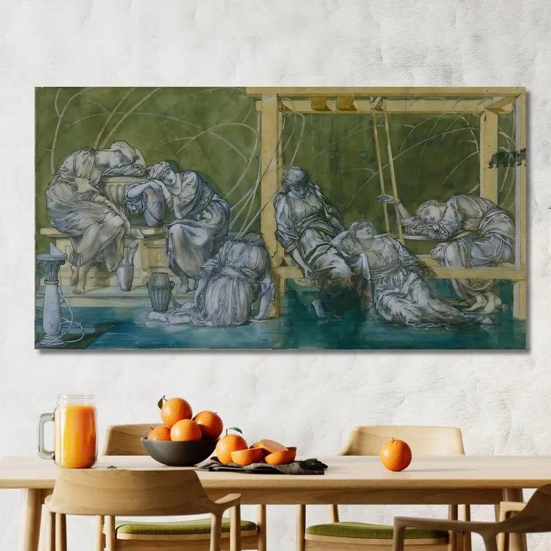 El Patio Del Jardín Sir Edward Coley Burne-Jones