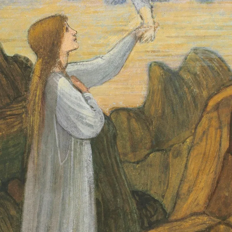 L'Angelo Custode Sir Edward Coley Burne-Jones