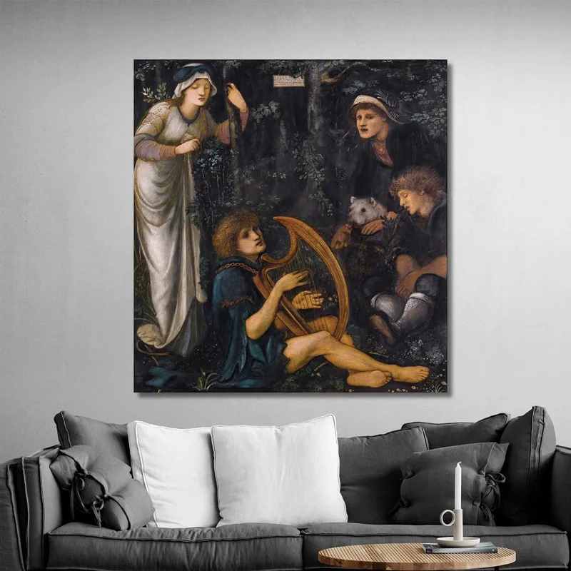 La Locura De Sir Tristram Sir Edward Coley Burne-Jones