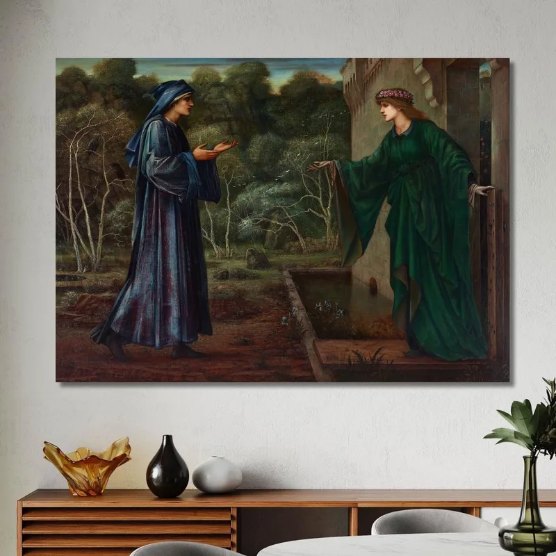 The Pilgrim At The Gate Of Idleness Sir Edward Coley Burne-Jones