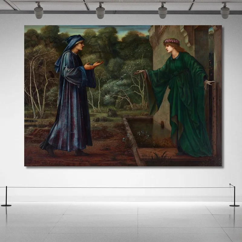 The Pilgrim At The Gate Of Idleness Sir Edward Coley Burne-Jones