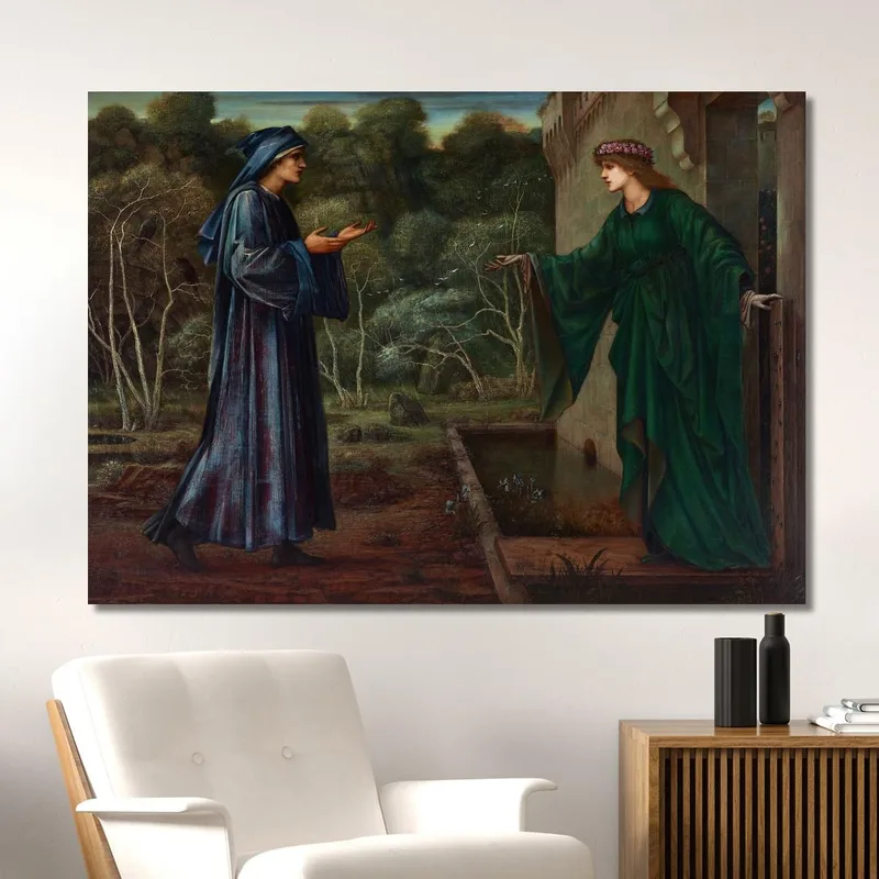 The Pilgrim At The Gate Of Idleness Sir Edward Coley Burne-Jones