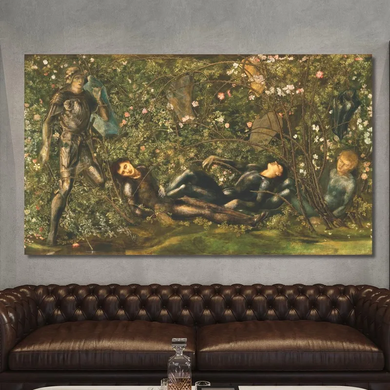 Le Prince Entrant Dans Le Bois De Bruyère Sir Edward Coley Burne-Jones