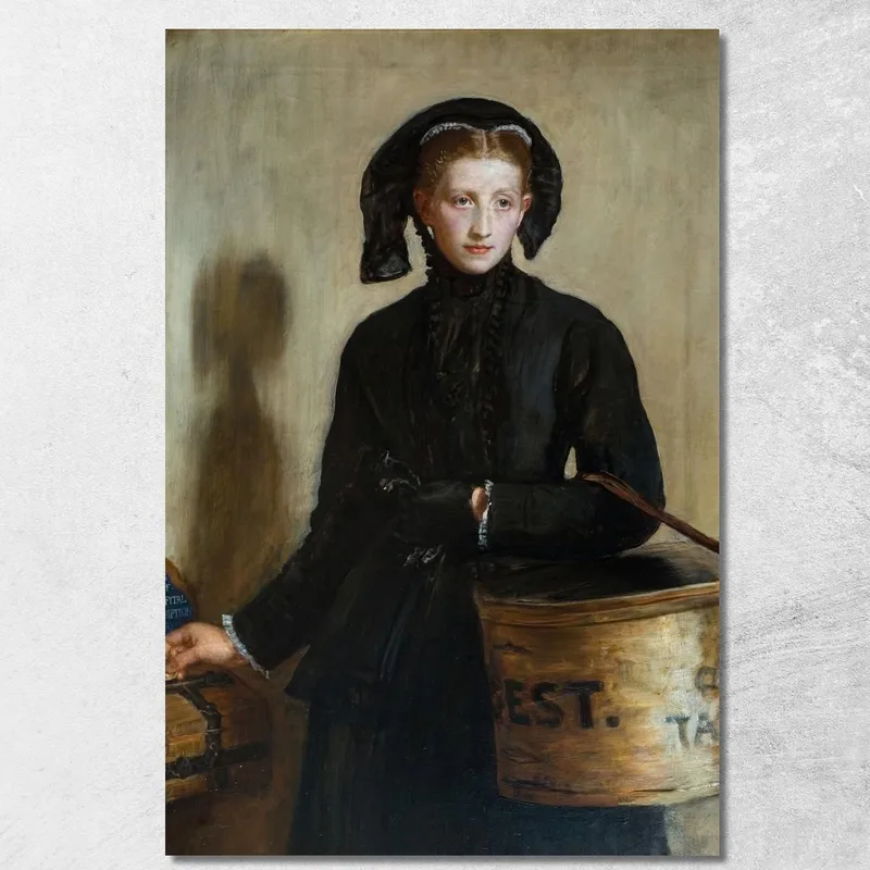 Il Piccolo Contributo Della Vedova Sir John Everett Millais quadro stampa su tela
