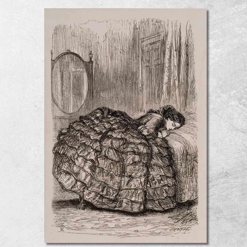 Framley Parsonage – Non Era Forse Una Menzogna? Sir John Everett Millais quadro stampa su tela