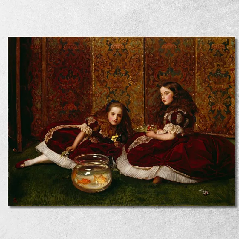 Ore Di Svago Sir John Everett Millais quadro stampa su tela