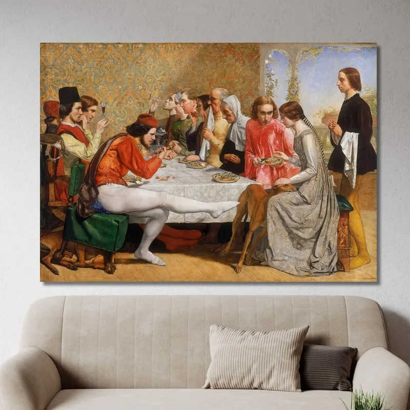 Lorenzo Und Isabella Sir John Everett Millais