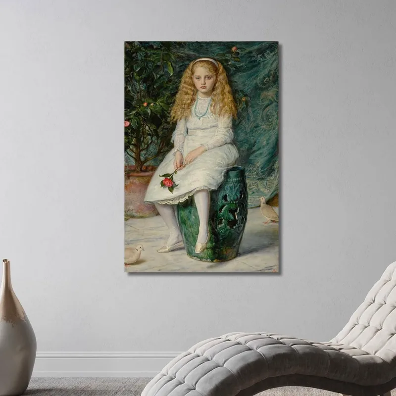 Nina Tochter Von Frederick Lehmann Esq. Sir John Everett Millais