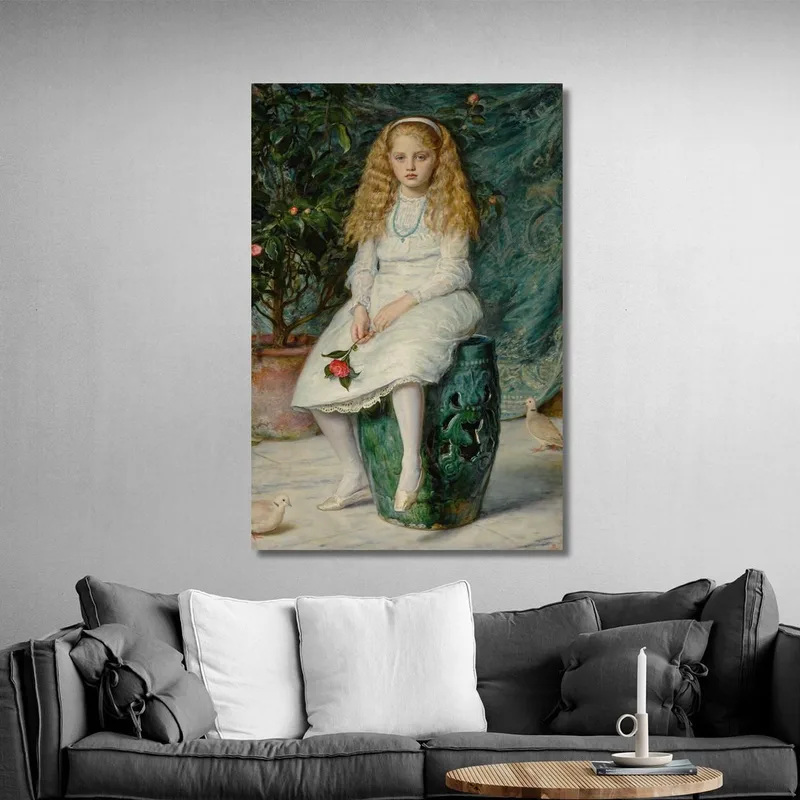 Nina Tochter Von Frederick Lehmann Esq. Sir John Everett Millais