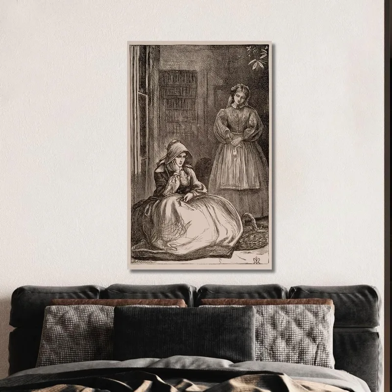 Bitte Gnädige Frau Dürfen Wir Die Erbsen Zum Schälen Haben? Sir John Everett Millais