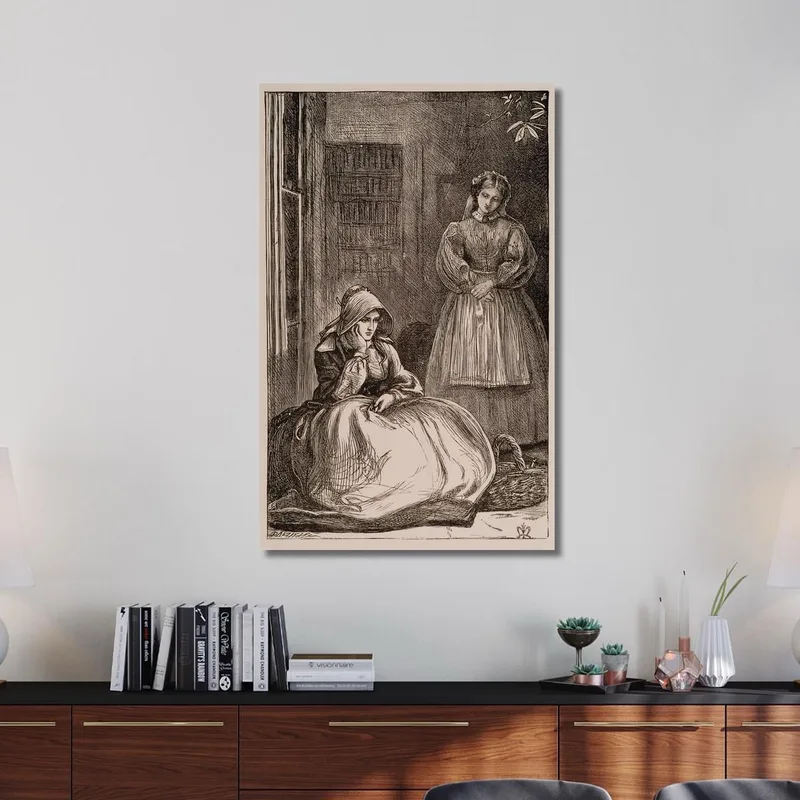 Bitte Gnädige Frau Dürfen Wir Die Erbsen Zum Schälen Haben? Sir John Everett Millais
