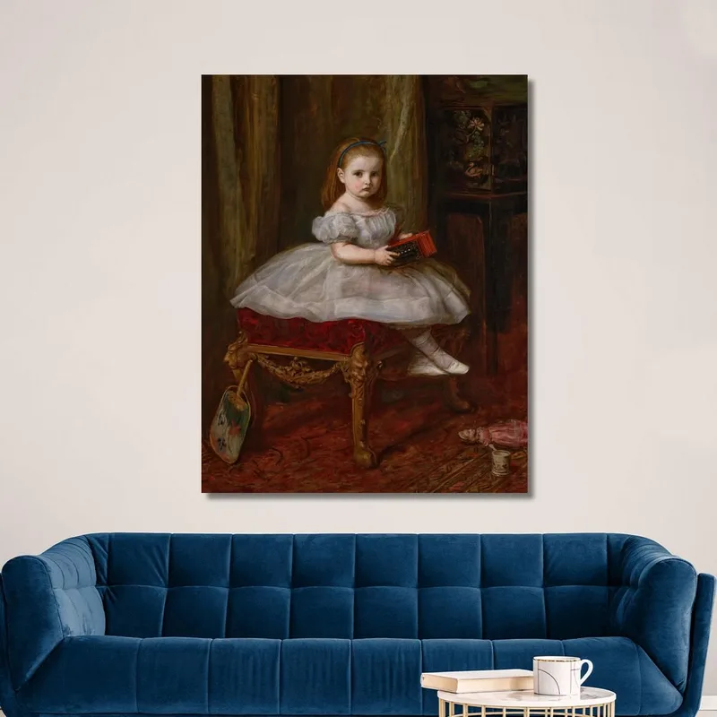 Porträt Von Miss Davison Sir John Everett Millais